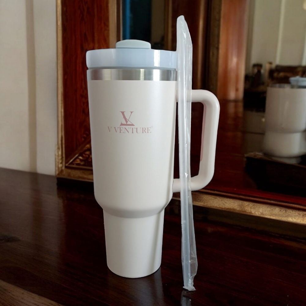 V VENTURE 40oz Quencher H2.o flow state Tumbler-Rose Quartz